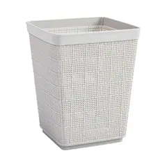 RIMAX - Papelero textura Gris 6 Lts Figue