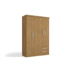 YARDAS - Closet Josefa Nogal 4 Puertas 2 Cajones