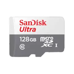 SANDISK - Tarjeta MicroSD 128GB Ultra XC Clase 10/Adaptador SD