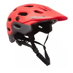 RIDELAND - Casco De Bicicleta Mtb Supercross Enduro Fidlock L 58-62cm Rojo