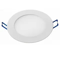 GENERICO - Panel Led Redondo 6w Embutido Megabright LUZ CALIDA