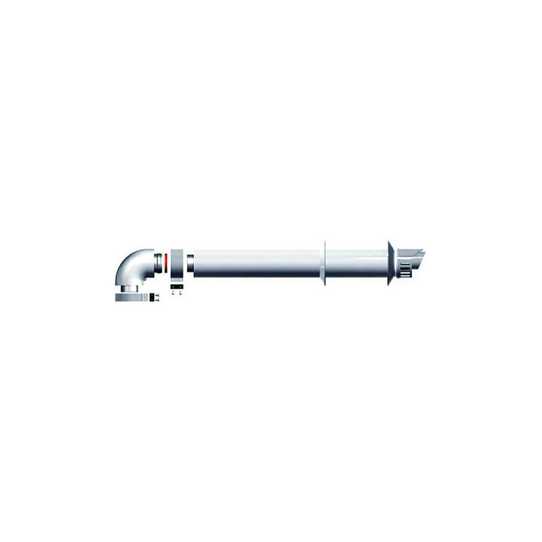 Kit ducto coaxial 60100mm tf cámara estanca