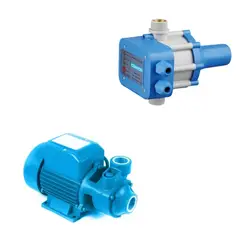 GENERICO - Bomba Agua Periférica 1 Hp + Controlador Alta Potencia