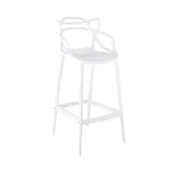 SM - Taburete Sorrento blanco 75cm de altura