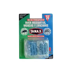 MOHICAN - INSECTICIDA TANAX TABLETA TERMOEVAPORABLE DISPLAY 24 UNI