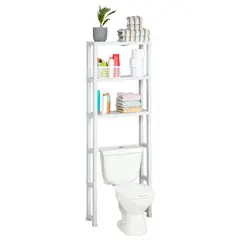 RIMAX - Estante Organizador De Baño 3N Blanco 61x25x171Cms