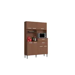 TAHUARI - Mueble de cocina Flavia 7 puertas capuchino