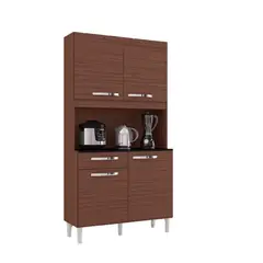 TAHUARI - Mueble de cocina Carine 4 puertas capuchino