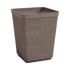 RIMAX - Papelero textura Gris 6 Lts Cafe