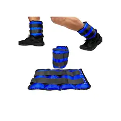 GENERICO - Pack de 2 Pesas de Tobillera 1kg Ejercicio Fitness