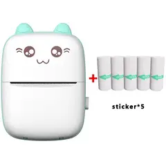 STARTECHOFFICE - Mini Impresora Térmica Portátil de etiquetas Inalámbrica con Adhesivo