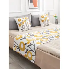 ANGELES DEL HOGAR - Piecera Bordada con diseño 2plazasKing