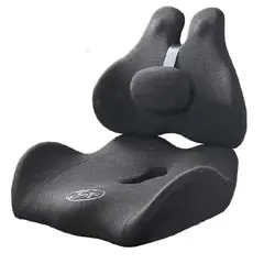 NEWO - Cojín y Respaldo Lumbar para coxis silla y automóvil NW-30WW