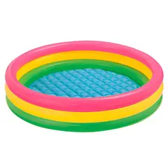 INTEX - PISCINA INFLABLE 3 AROS 3 COLORES 1.47M X 33CM