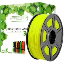 PPC FILAMENTS - Filamento 3D PLA Brilla En Oscuridad Amarillo 1kg
