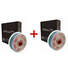 CREALITY - Pack 2 x Filamento 3D PLA Arcoíris