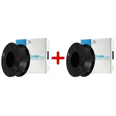 ENDER - Pack 2 x Filamento 3D PLA Negro 1kg - Filamentos