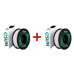 ESUN - Pack 2 x Filamento 3D PLA+ Blanco 1kg - Filamentos