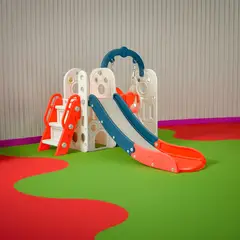 IGPRO - Resbalín 4 En 1 Columpio, Aro De Baloncesto Y Bodega