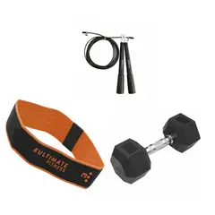 ULTIMATE FITNESS - BANDA ELÁSTICA GHLR3-B MANCUERNA HL 25KG CUERDA SALTO S