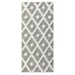 MODA ALFOMBRAS - Alfombra pasillo palafito gris 70 x 230 cm