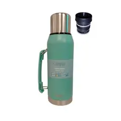 KEEP - Termo Mate Classic Con Mango 1 Litro Celeste