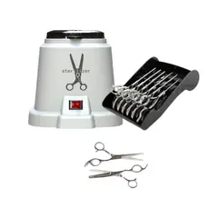 GENERICO - Pack Peluqueria Barbería Tijeras esterilizador Profesional