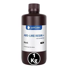 ANYCUBIC - Resina 3D Tipo ABS Negra para Impresoras 3D - Resinas