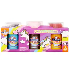 ELMERS - Kit Slime Unicornio 3 Unidades 236ml