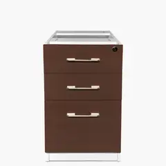 FORM OFFICE - Cajonera Melamina Pedestal Wengue/Blanco Form