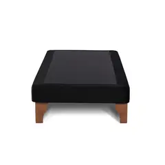 LATAM HOME - Base Europea Zen Tela Negro 1 Plaza