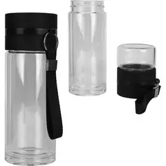 AIZO - Botella Infusor Vidrio Borosilicato Infusión Separado De Té