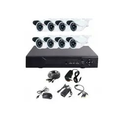 GENERICO - Kit 8 Cámaras De Seguridad Circuito Cerrado