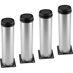 KUANGYE - Set 4 Ajustable Patas De Acero Para Sofá Muebles 50x200mm