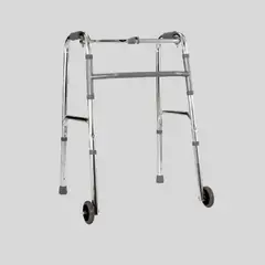 FIRST CARE - ANDADOR ALUMINIO PLEGABLE 2 RUEDAS