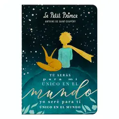 GENERICO - Libreta Tapa Blanda Pequeña Principito y el Zorro