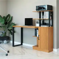 ROCA - Escritorio Andes 1 Puerta Roble-Negro