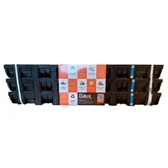 GENERICO - KIT DE 3 Canaleta De Piso Agua Lluvia Top X 11,9 X 8,9 X 100 Cm A15