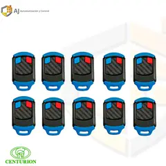 CENTURION - Pack de 10 Controles Remoto Nova 2 canales