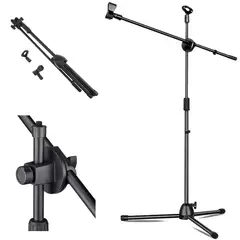 GENERICO - Soporte Para Micrófono Atril Con Boom Profesional Pedestal