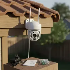 IRM - Camara Seguridad Ip Exterior Wifi Yoosee Robotica Ptz Vision Nocturna Full Hd Audio FIGOIMPORT