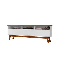 HOGA - Rack Tv 65 Elegant Canela Blanco