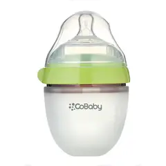 COBABY - MAMADERA SILICONA FLEXIBLE 150ml VERDE