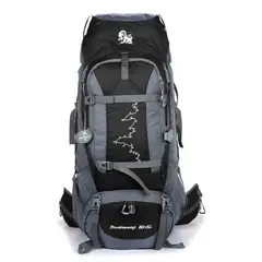 GENERICO - Mochila Impermeable Grande Para Camping Trekking Viajes De 85L