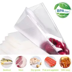 EVERSO - 100 Bolsas Para Sellar Al Vacio 20x25