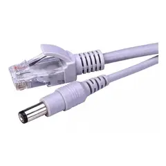 GENERICO - Cable 15 Mts Para Sistemas Cctv Nvr Conector Rj45 + Poder Dc