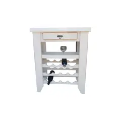 MARFELD MUEBLES - Mesa cava 12 botellas blanca