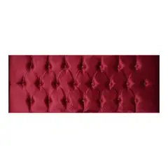 DULCES SUEÑOS - Respaldo Capitone para Camas de 2 Plazas Burdeo Felpa