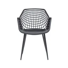 SUR DISEÑO - Silla con Brazos Planning Negra