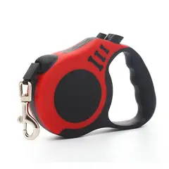 MASCO TODO - Correa Retráctil 5 metros Mascotas Perros Rojo